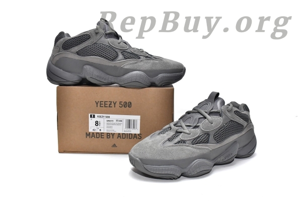 Top Version adidas Yeezy 500 Granite GW6373 - 图片 4