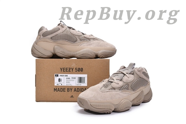 Top Version adidas Yeezy 500 Taupe Light GX3605 - 图片 20