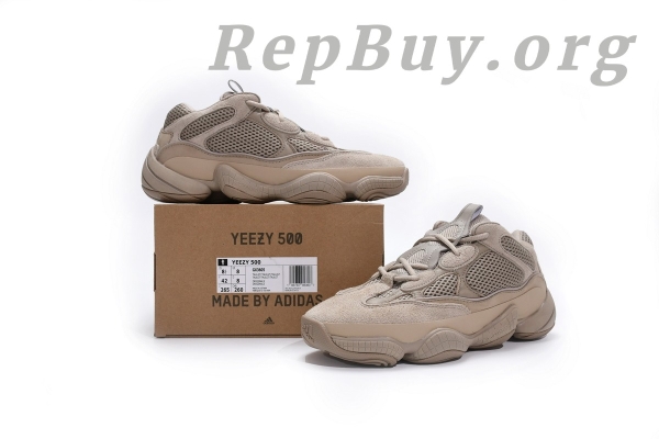 Top Version adidas Yeezy 500 Taupe Light GX3605 - 图片 14