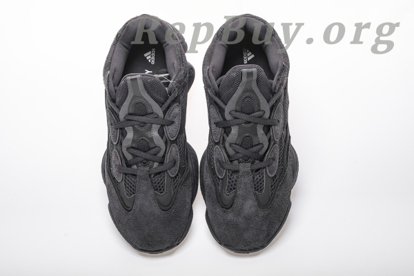 Top Version adidas Yeezy 500 Utility Black F36640 - 图片 2