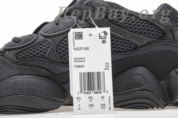 Top Version adidas Yeezy 500 Utility Black F36640 - 图片 43