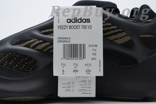 Top Version adidas Yeezy 700 V3 Clay Brown GY0189 - 图片 22