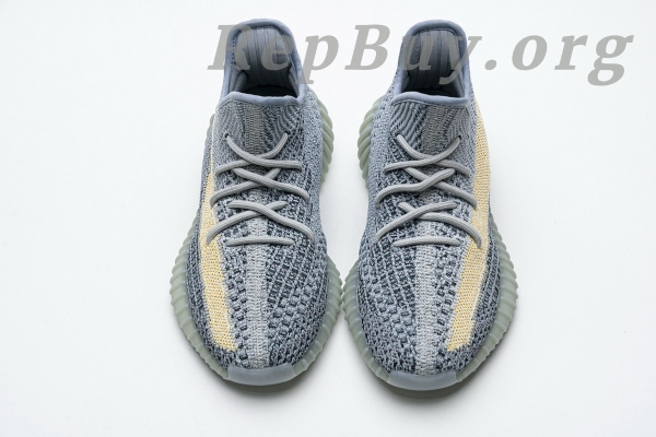 Top Version adidas Yeezy Boost 350 V2 Ash Blue GY7657 - 图片 4