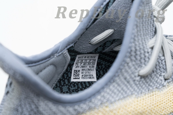 Top Version adidas Yeezy Boost 350 V2 Ash Blue GY7657 - 图片 17