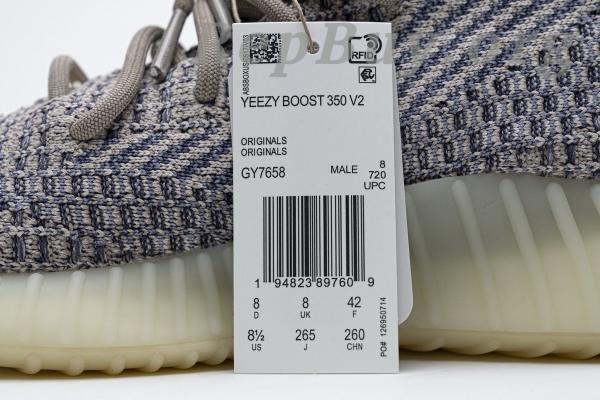 Top Version adidas Yeezy Boost 350 V2 Ash Pearl GY7658 - 图片 20