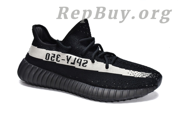 Top Version adidas Yeezy Boost 350 V2 Core Black White BY1604 - 图片 2