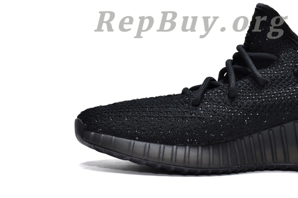 Top Version adidas Yeezy Boost 350 V2 Core Black White BY1604 - 图片 7
