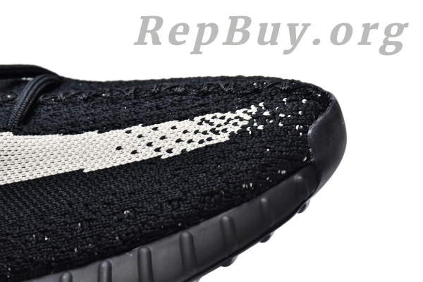 Top Version adidas Yeezy Boost 350 V2 Core Black White BY1604 - 图片 11