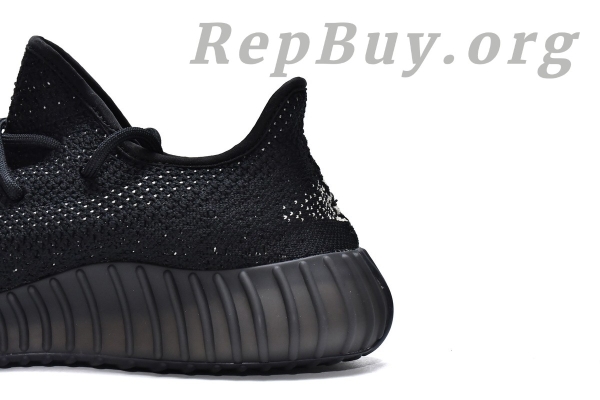Top Version adidas Yeezy Boost 350 V2 Core Black White BY1604 - 图片 8