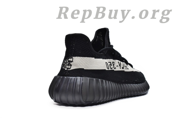 Top Version adidas Yeezy Boost 350 V2 Core Black White BY1604 - 图片 9