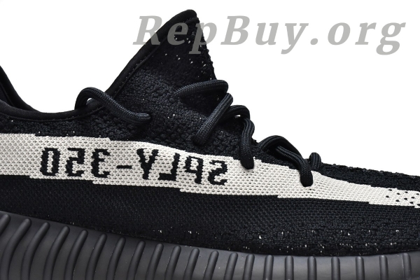 Top Version adidas Yeezy Boost 350 V2 Core Black White BY1604 - 图片 10