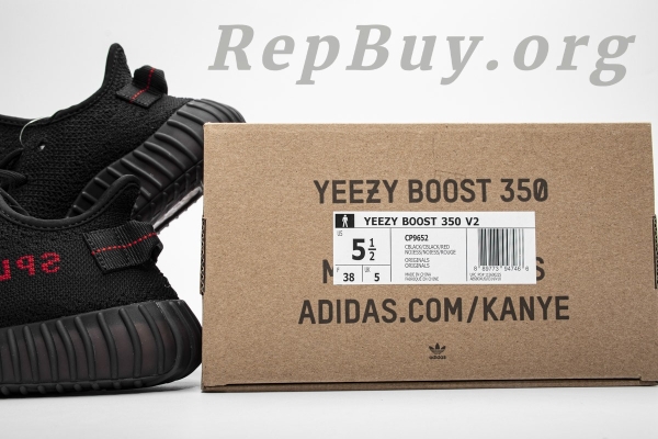 Top Version adidas Yeezy Boost 350 V2 Bred CP9652 - 图片 33
