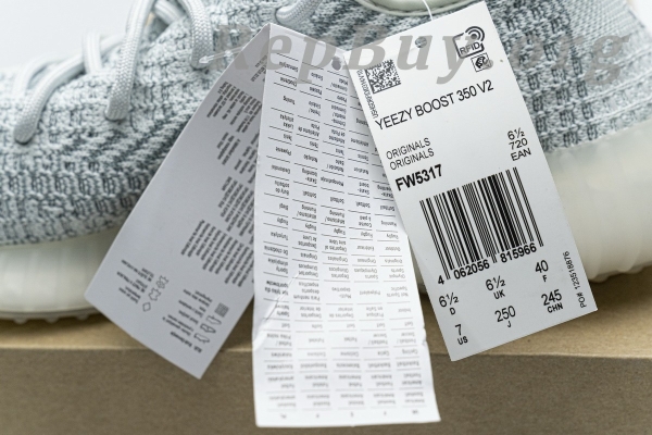 Top Version adidas Yeezy Boost 350 V2 Cloud White (Reflective) FW5317 - 图片 26