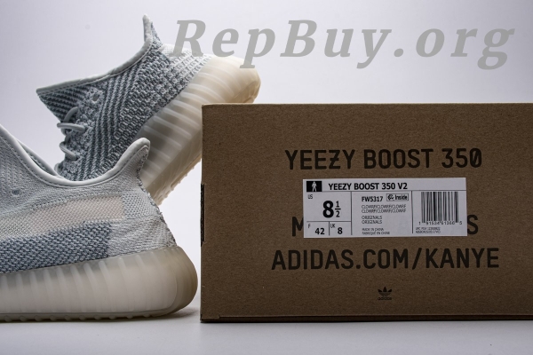 Top Version adidas Yeezy Boost 350 V2 Cloud White Reflective FW5317 - 图片 33