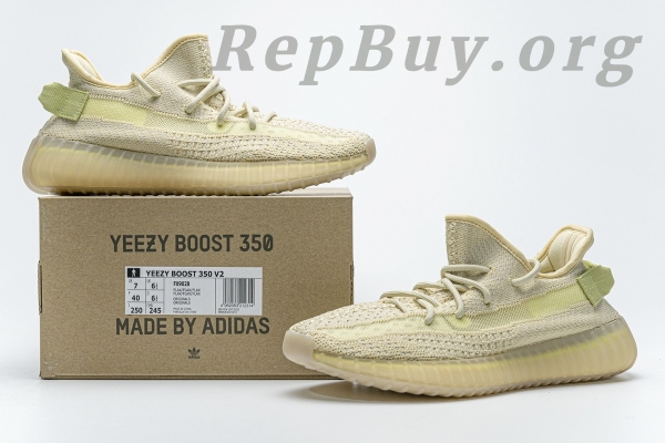 Top Version adidas Yeezy Boost 350 V2 Flax FX9028 - 图片 24