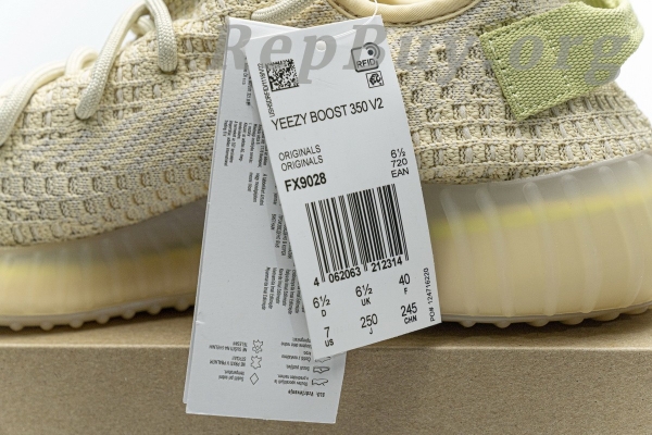 Top Version adidas Yeezy Boost 350 V2 Flax FX9028 - 图片 25