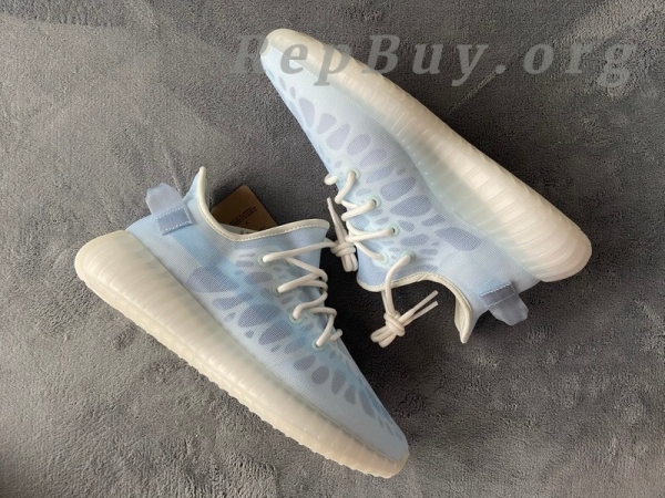 Top Version adidas Yeezy Boost 350 V2 Mono Ice GW2869 - 图片 2