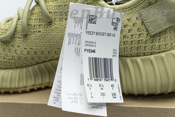 Top Version adidas Yeezy Boost 350 V2 Sulfur FY5346 - 图片 25