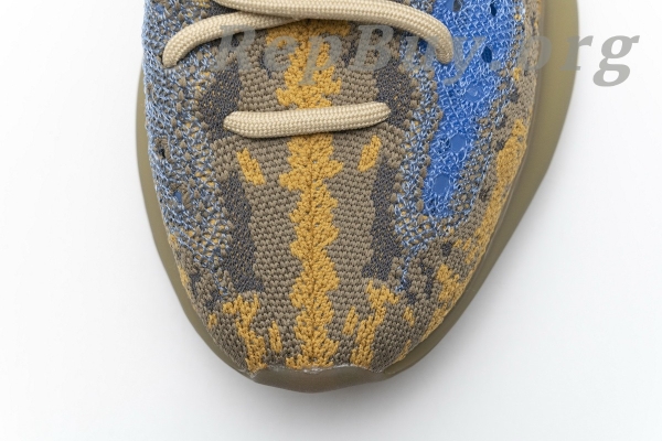 Top Version adidas Yeezy Boost 380 Blue Oat Q47306 - 图片 11
