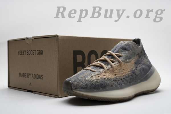 Top Version adidas Yeezy Boost 380 Mist Reflective FX9846 - 图片 8