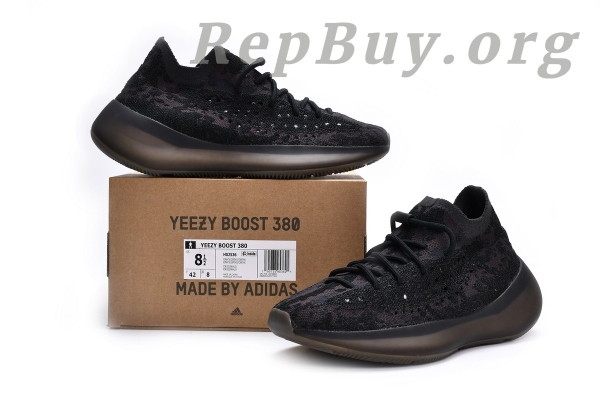 Top Version adidas Yeezy Boost 380 Onyx Reflective H02536 - 图片 4