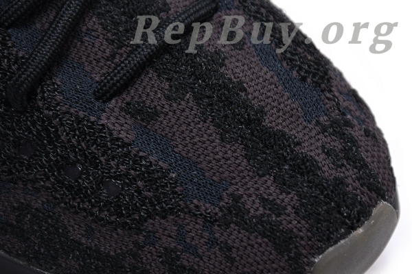 Top Version adidas Yeezy Boost 380 Onyx Reflective H02536 - 图片 9