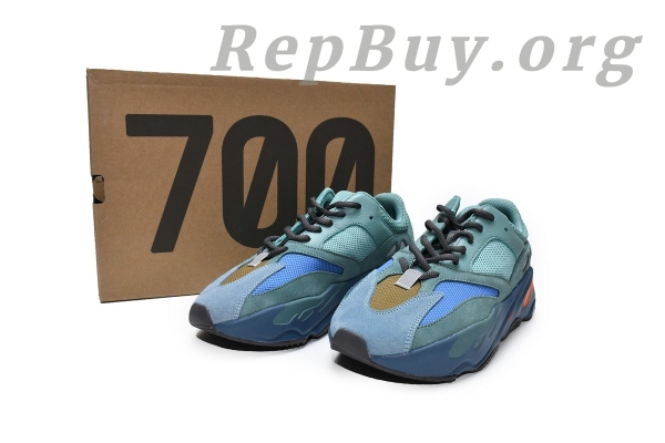 Top Version adidas Yeezy Boost 700 Faded Azure GZ2002 - 图片 23