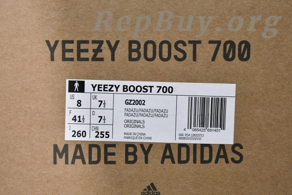 Top Version adidas Yeezy Boost 700 Faded Azure GZ2002 - 图片 22
