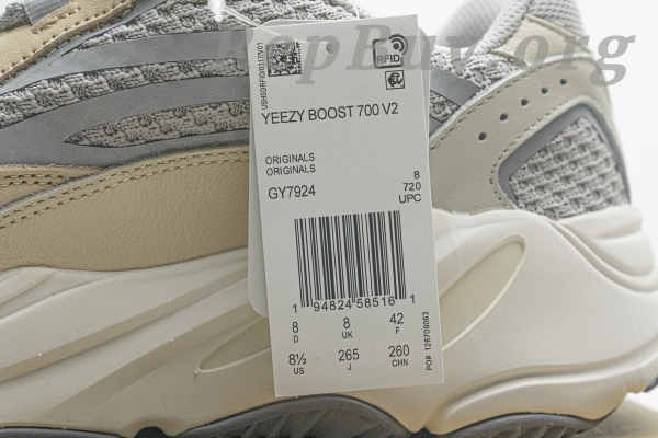 Top Version adidas Yeezy Boost 700 V2 Cream GY7924 - 图片 26
