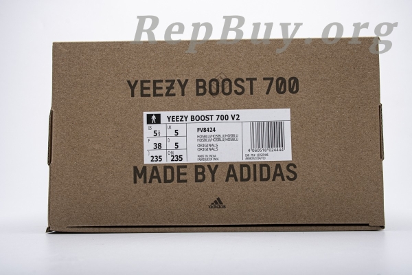 Top Version adidas Yeezy Boost 700 V2 Hospital Blue FV8424 - 图片 18