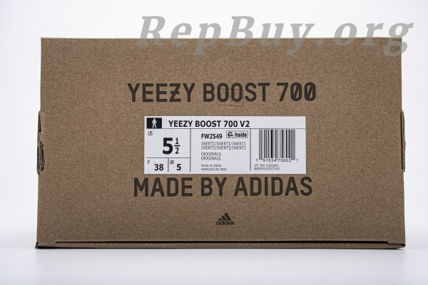 Top Version adidas Yeezy Boost 700 V2 Inertia FW2549 - 图片 18