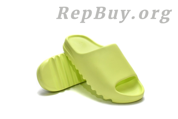 Top Version adidas Yeezy Slide Glow Green GX6138 - 图片 2