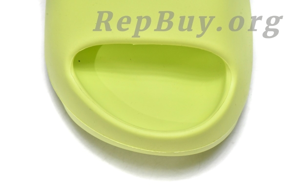 Top Version adidas Yeezy Slide Glow Green GX6138 - 图片 11