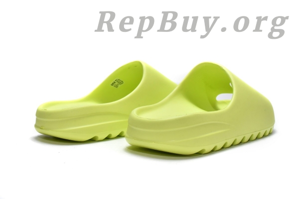 Top Version adidas Yeezy Slide Glow Green GX6138 - 图片 13