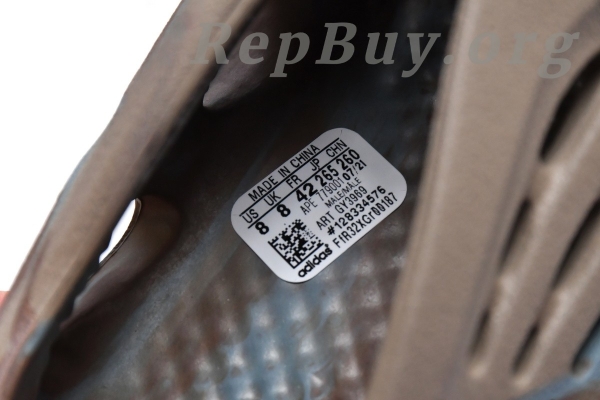 Top Version adidas Yeezy Foam RNNRMX Sand Grey GY3969 - 图片 5
