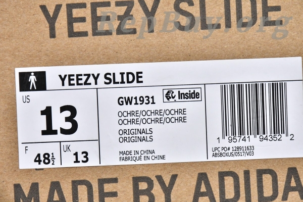 Top Version adidas Yeezy Slide Ochre GW1931 - Image 16