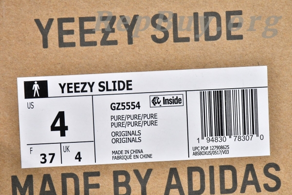 Top Version adidas Yeezy Slide Pure (First Release) GZ5554 - 图片 17