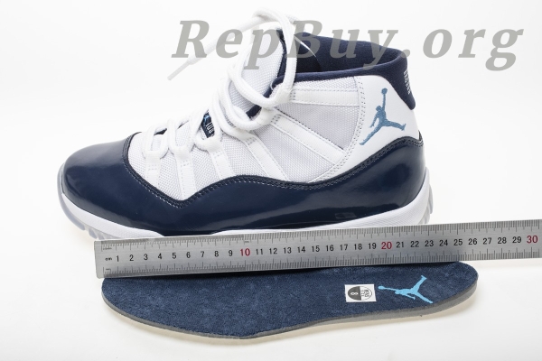 Top Version Air Jordan 11 Retro UNC Win Like 82 378037-123 - Image 36