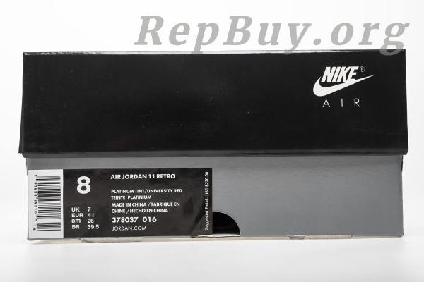 Top Version Air Jordan 11 Retro Platinum Tint 378037-016 - 图片 39