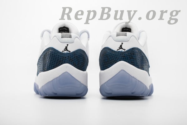 Top Version Air Jordan 11 Retro Low Snake Navy (2019) CD6846-102 - 图片 6