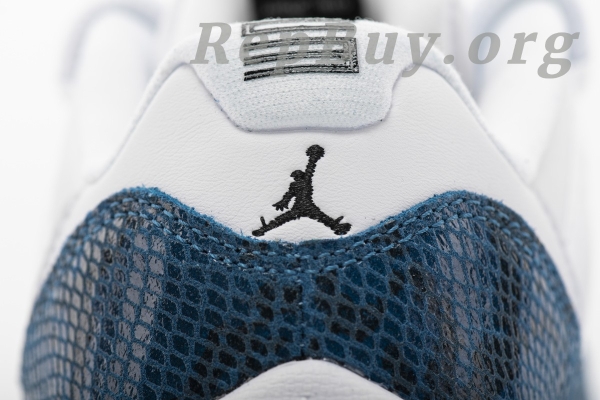 Top Version Air Jordan 11 Retro Low Snake Navy (2019) CD6846-102 - 图片 12