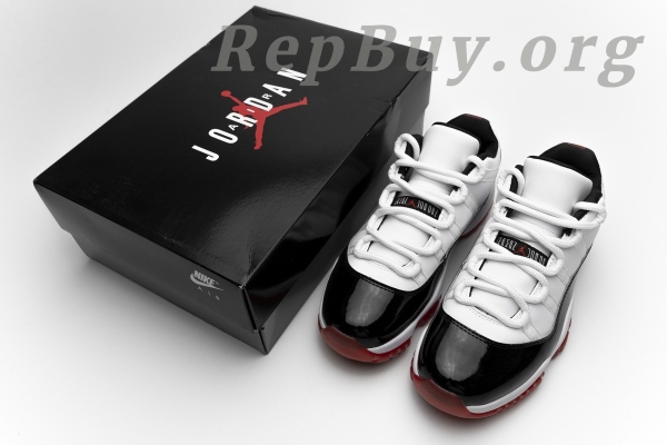 Top Version Air Jordan 11 Retro Low Concord Bred AV2187-160 - 图片 23