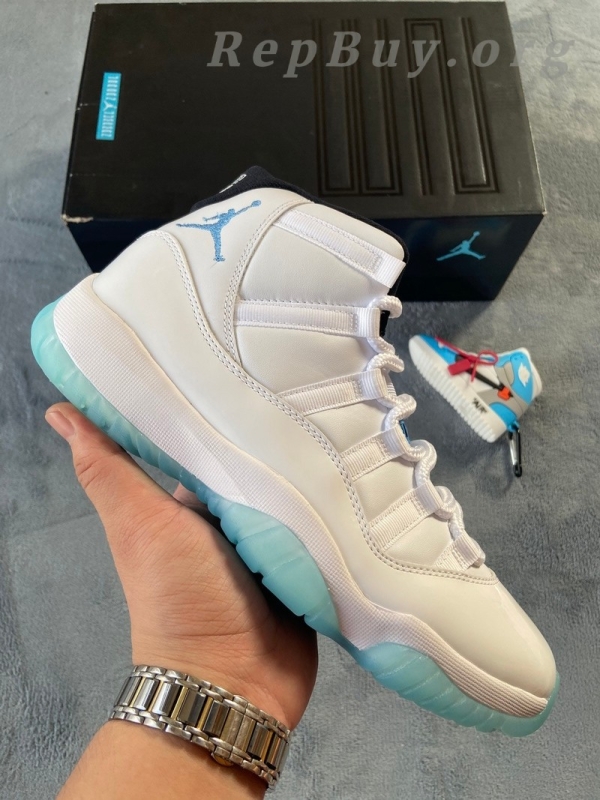 Top Version Air Jordan 11 Retro Legend Blue 378037-117 - 图片 5