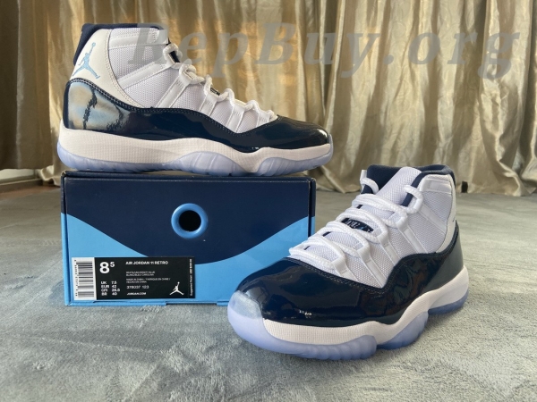 Top Version Air Jordan 11 Retro UNC Win Like 82 378037-123 - 图片 14