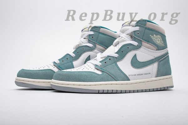Top Version Air Jordan 1 Retro High Turbo Green 555088-311 - 图片 4