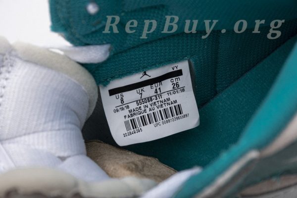 Top Version Air Jordan 1 Retro High Turbo Green 555088-311 - 图片 18