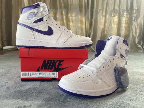 Top Version Air Jordan 1 Court Purple CD0461-151 - 图片 12