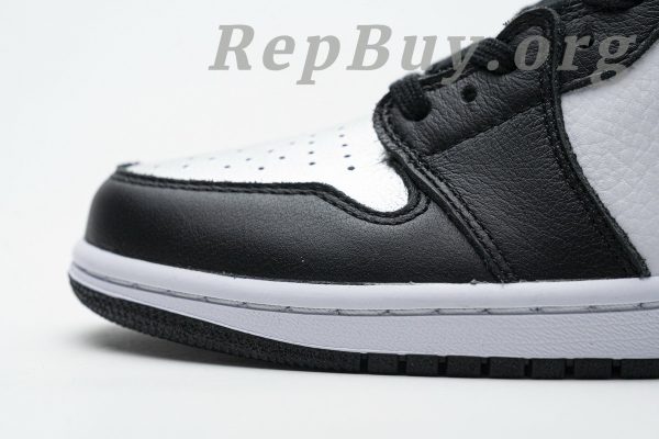 Top Version Air Jordan 1 Retro High Silver Toe (W) CD0461-001 - 图片 8