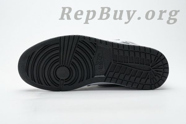 Top Version Air Jordan 1 Retro High Silver Toe (W) CD0461-001 - 图片 19