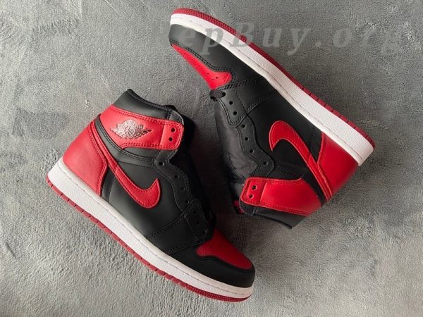 Top Version Air Jordan 1 Retro High Bred Banned (2016) 555088-001 - 图片 7